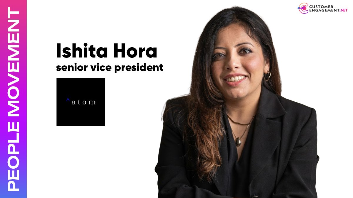 Ishita Hora ^atom network senior vice president customer engagement network